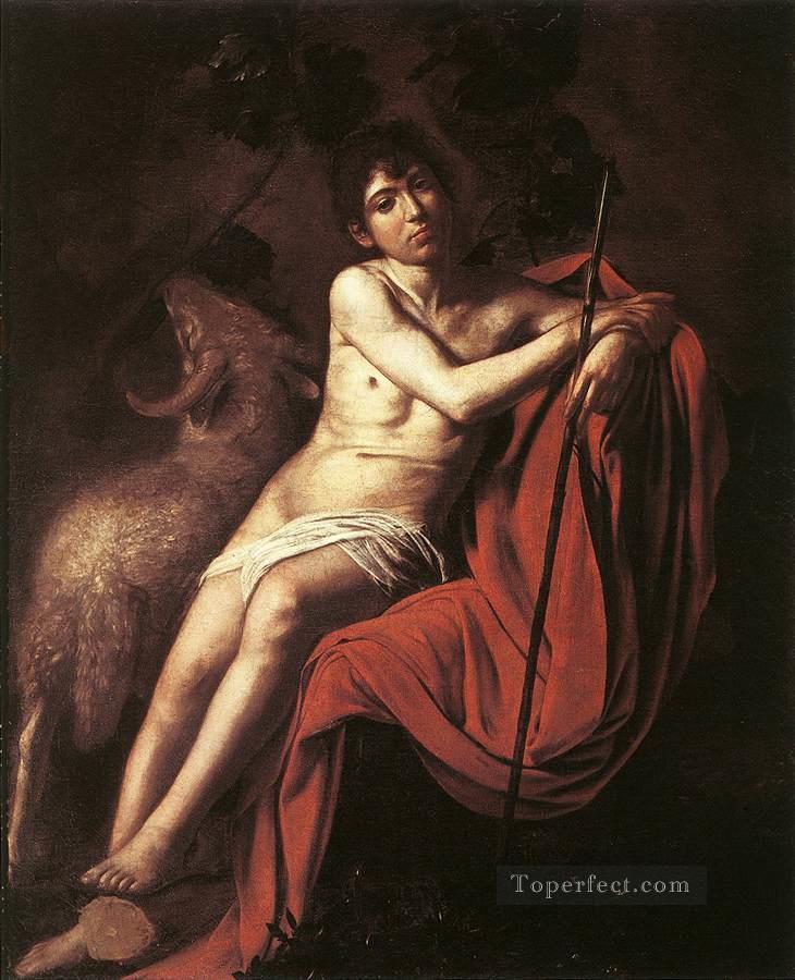 St John the Baptist3 Baroque Caravaggio Oil Paintings